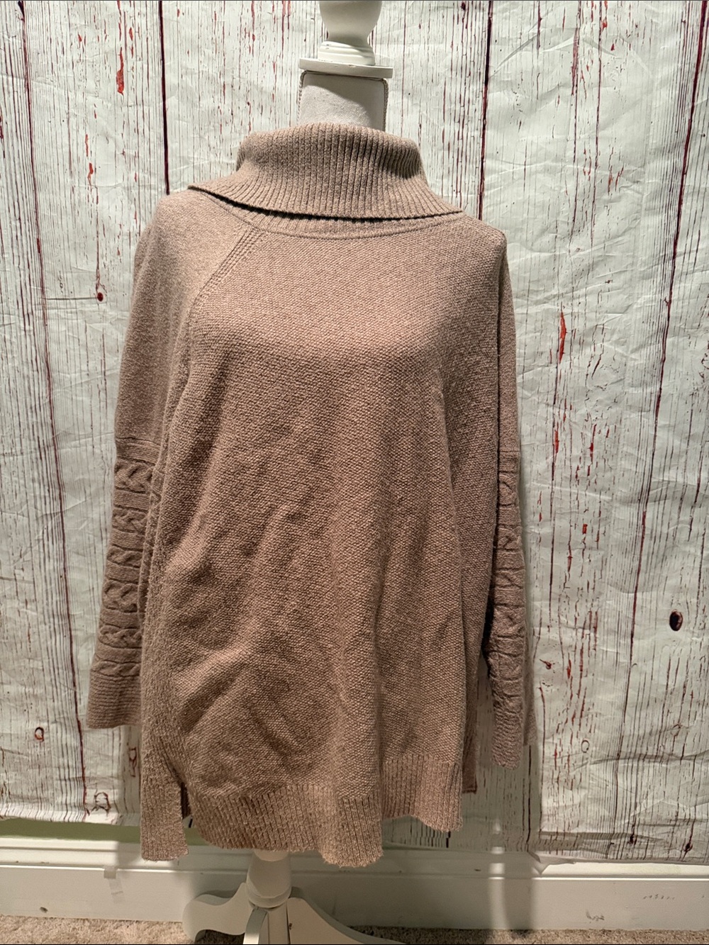 Calvin Klein Dusty Rose Turtleneck Sweater